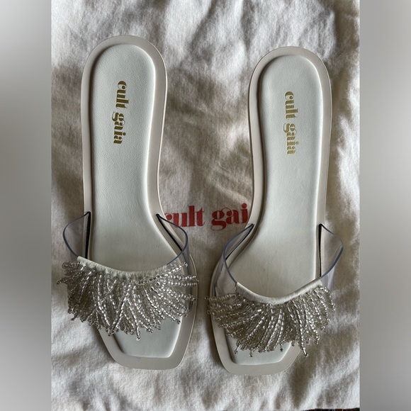 CULT GAIA Uma S 7.5 Kitten Heel in Clear - Picture 7 of 8
